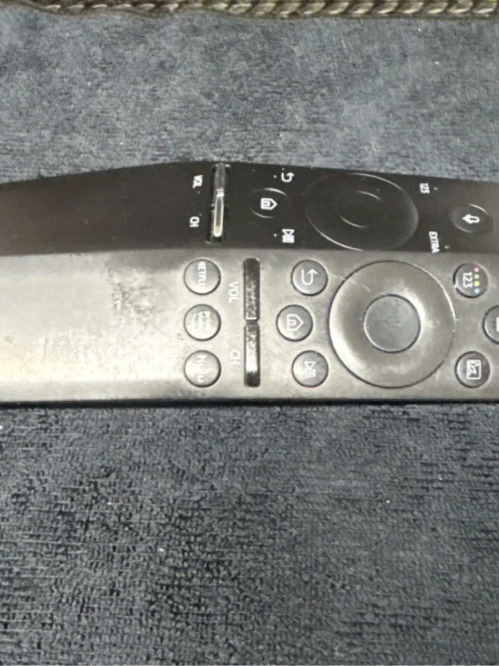 Samsung Black Slim TV Remote Duo with Streaming Shortcuts